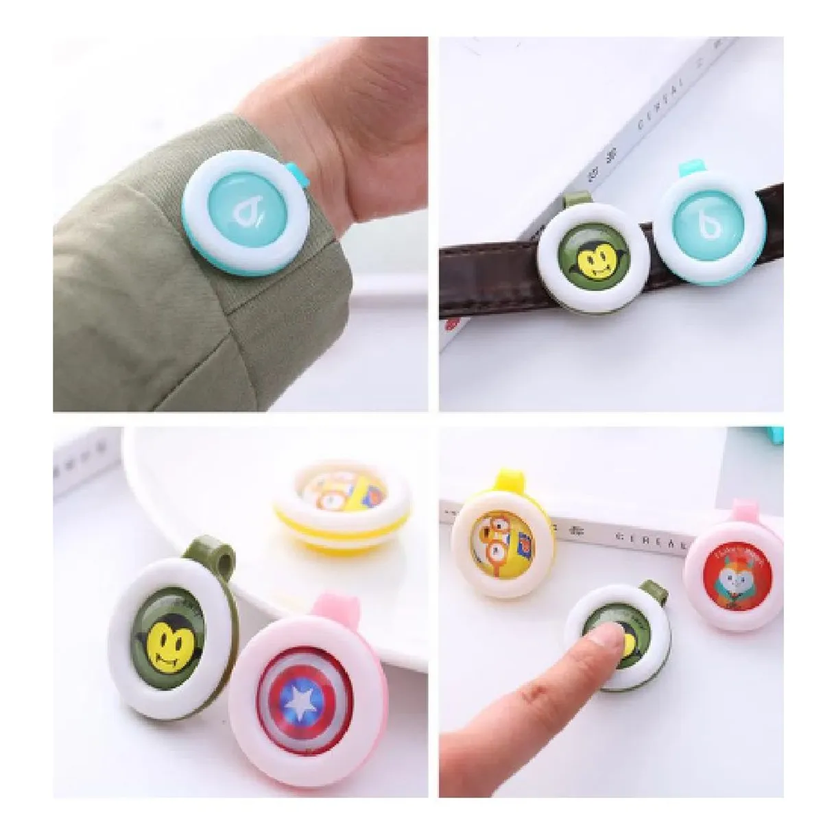 GENERICO - BOTÓN REPELENTE PARA BEBÉS NIÑOS Y ADULTOS