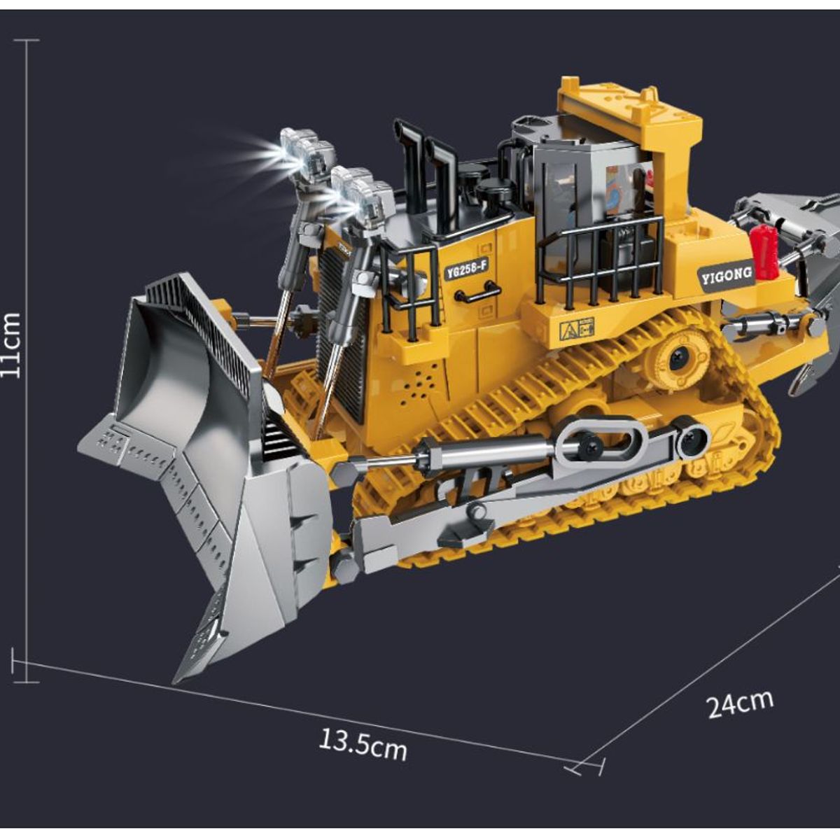 GENERICO - Set De 3 Vehículos De Construcción A Control Remoto