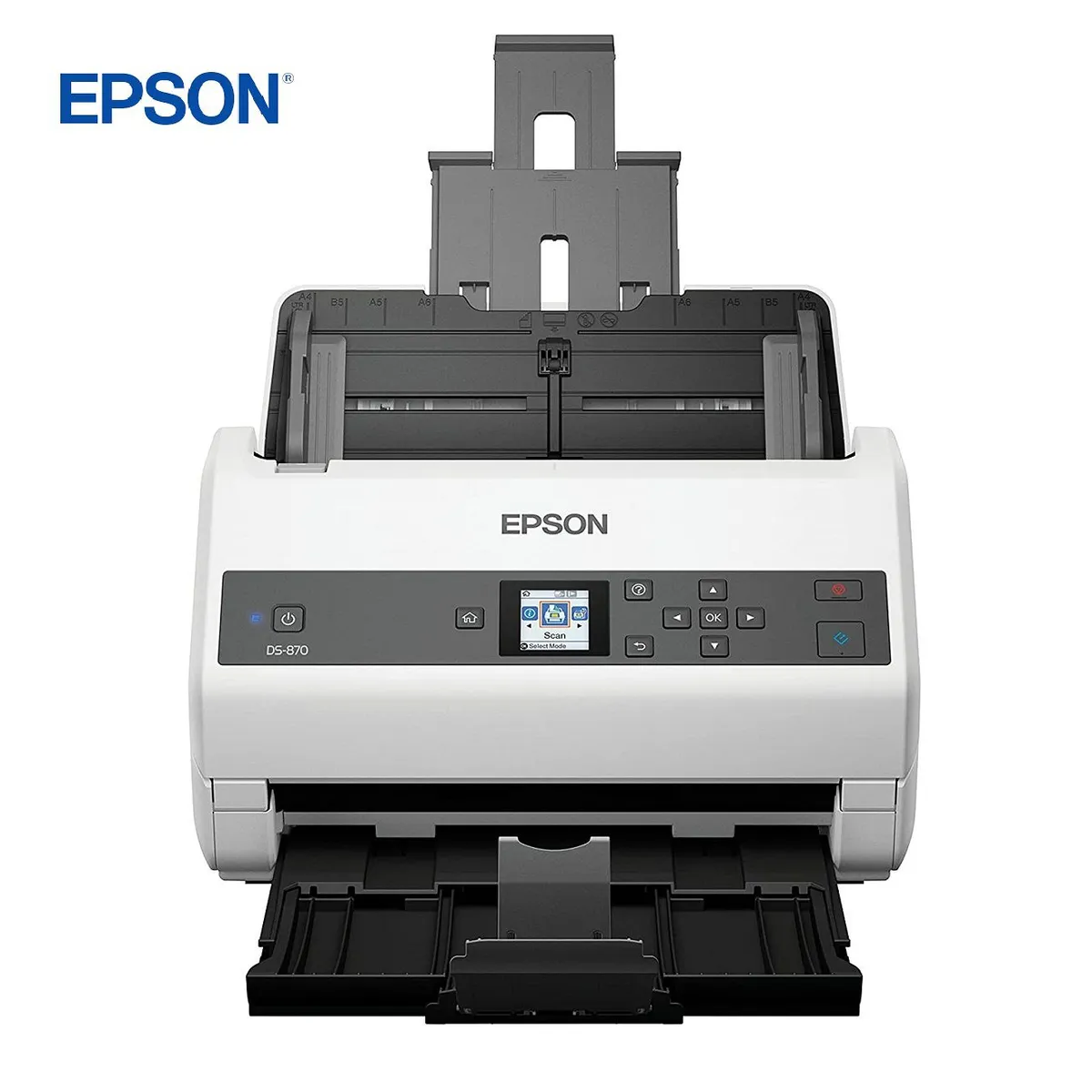 EPSON - Escáner Epson WorkForce DS-870, 600dpi, 65 ppm / 130 ipm, ADF.