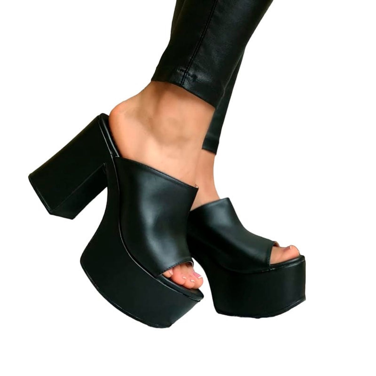 GENERICO - Sandalia Mujer Z1-65 Leandra Medine 9 Color Negro