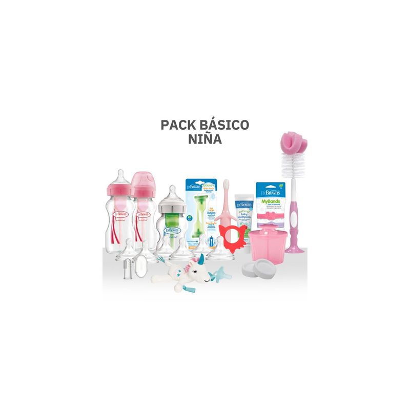 DR BROWNS - PACK BABY SHOWER BASIC NIÑA