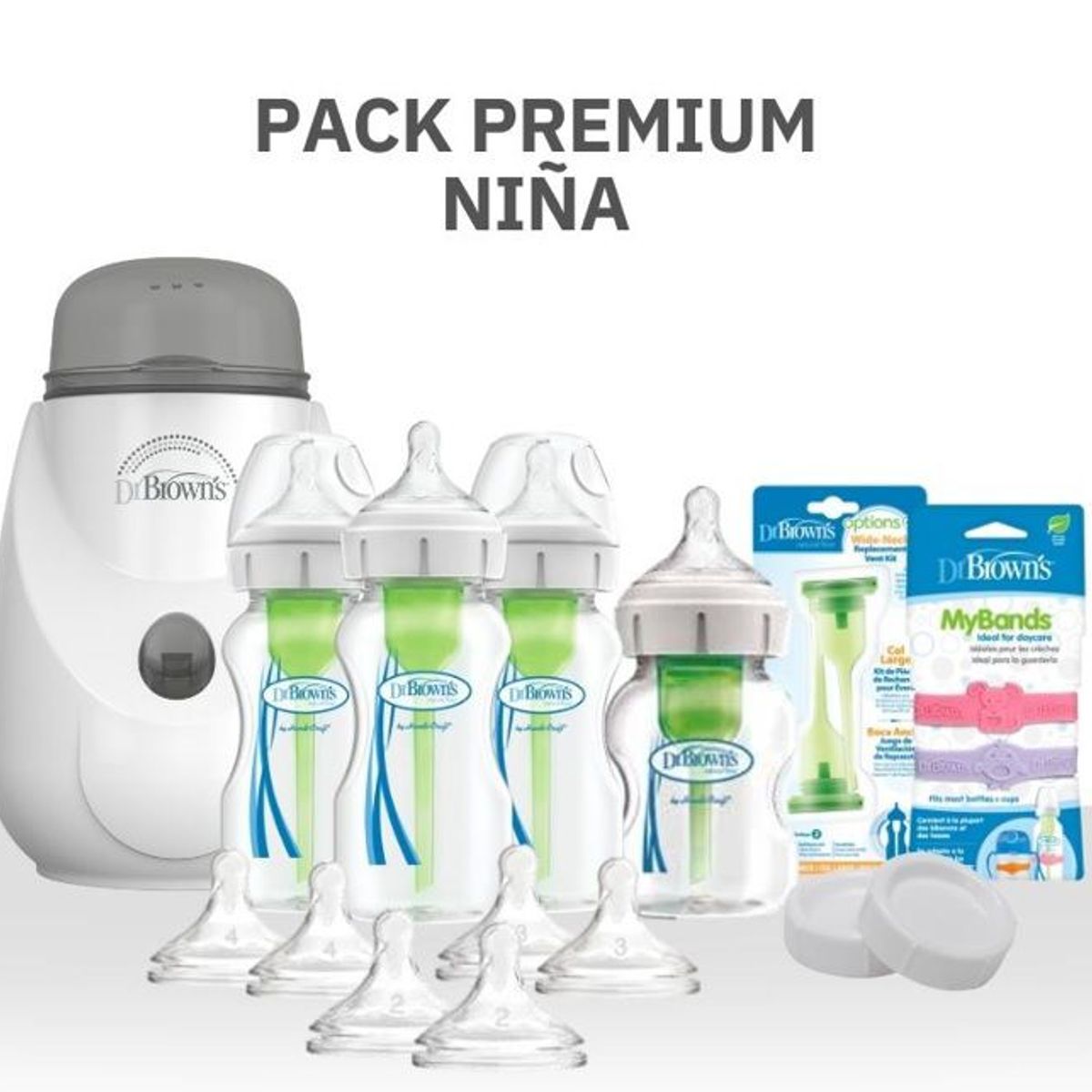 DR BROWNS - PACK BABY SHOWER PREMIUM NIÑA