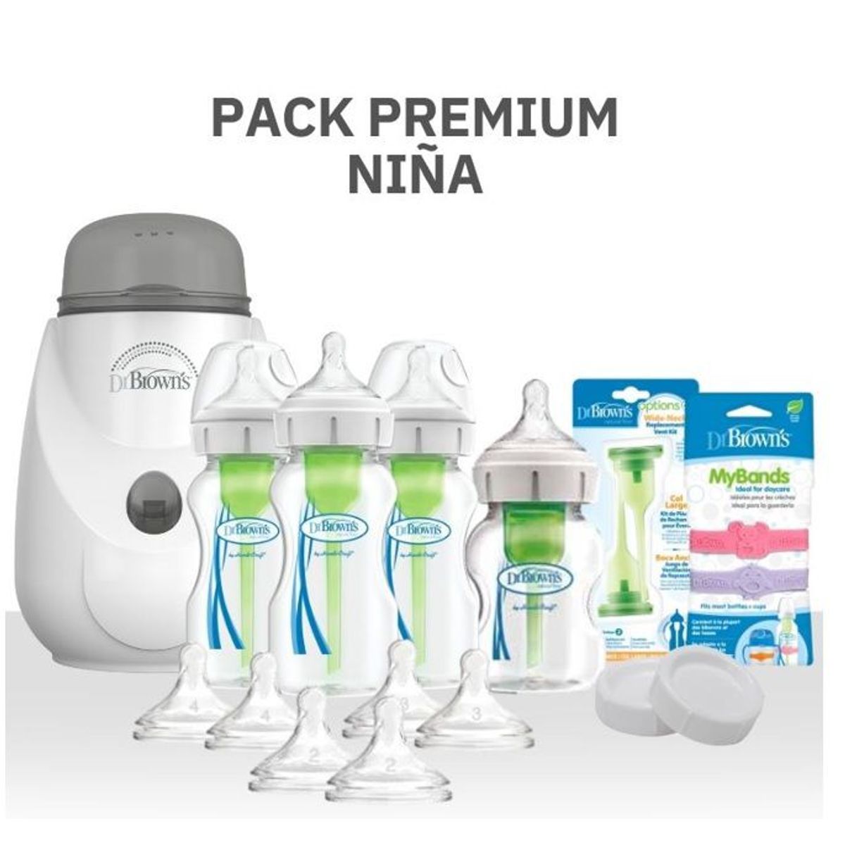 DR BROWNS - PACK BABY SHOWER PREMIUM NIÑA