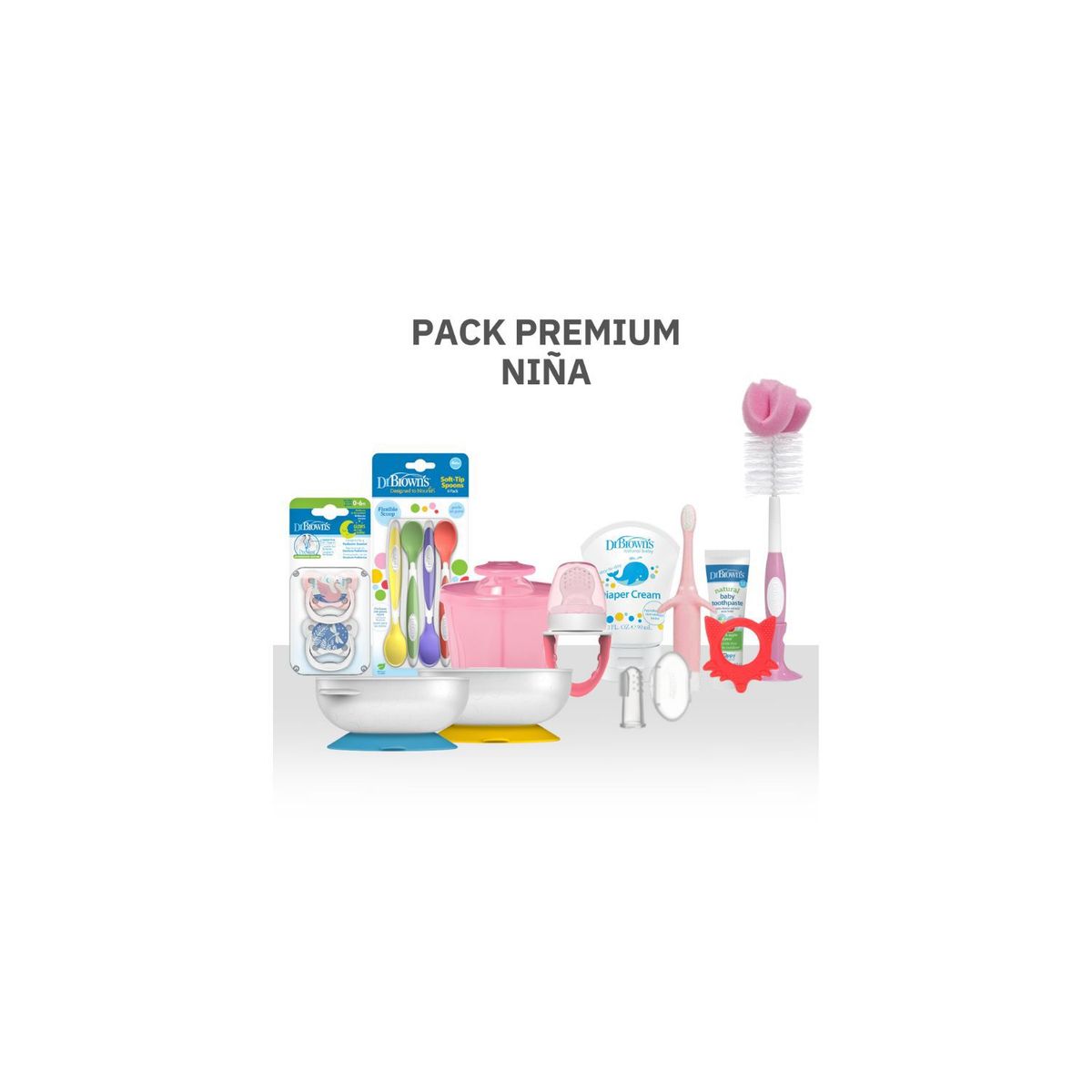 DR BROWNS - PACK BABY SHOWER PREMIUM NIÑA