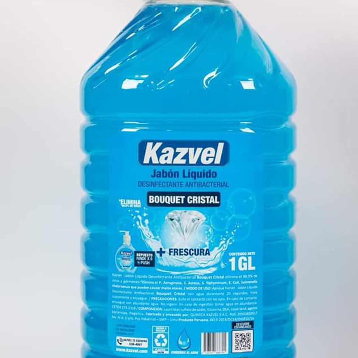 GENERICO - JABÓN LÍQUIDO AROMA BOUQUET KAZVEL POR GALÓN 3.8 LTS.