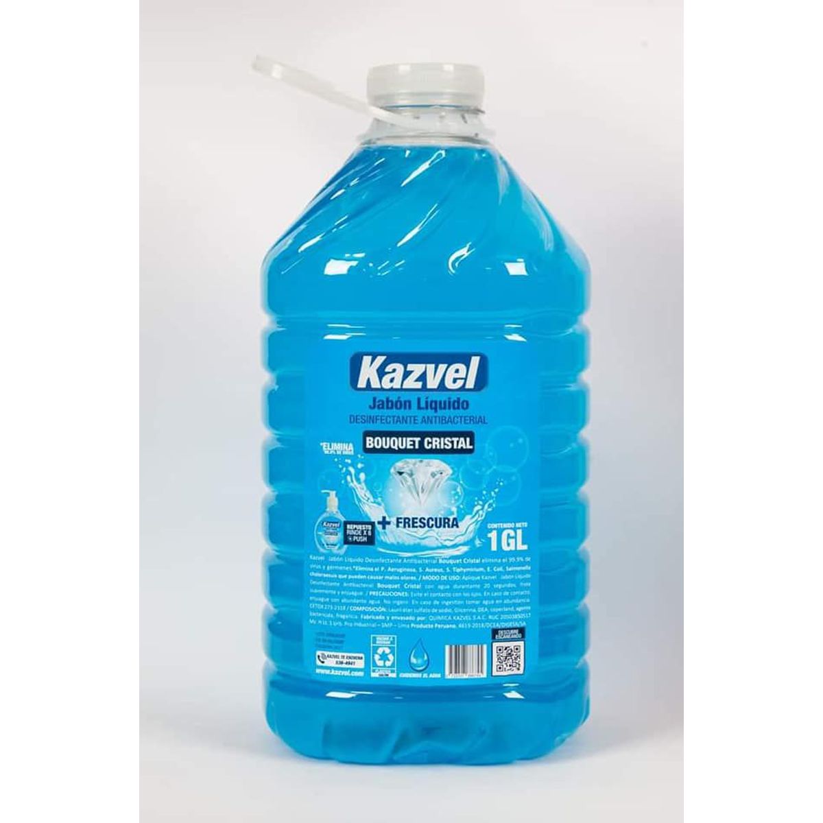 GENERICO - JABÓN LÍQUIDO AROMA BOUQUET KAZVEL POR GALÓN 3.8 LTS.