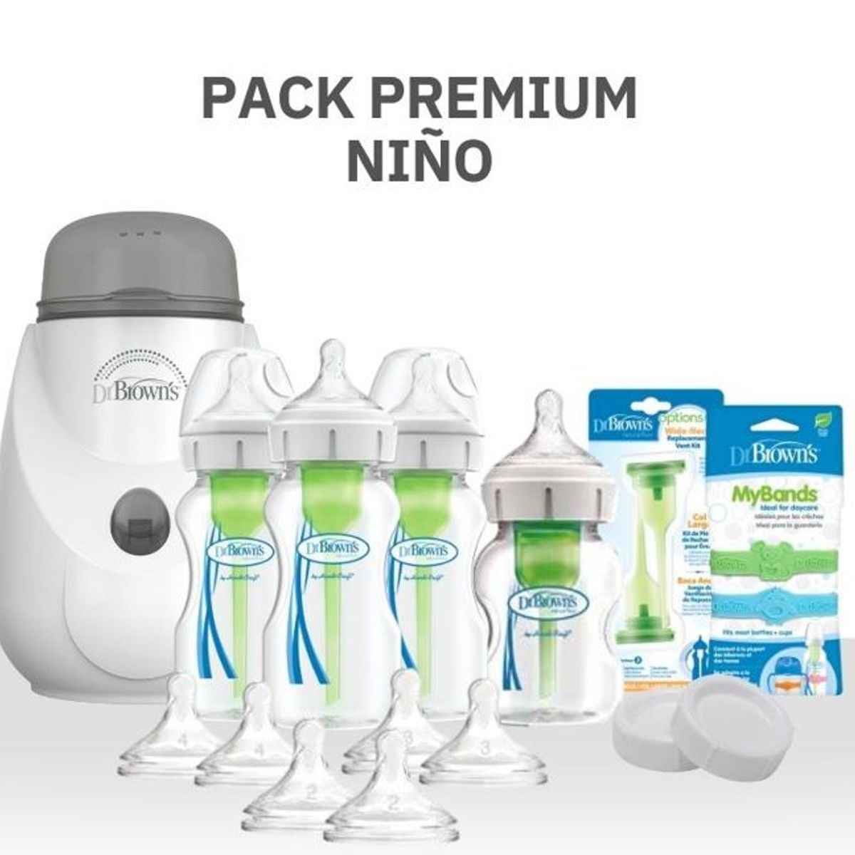 DR BROWNS - PACK BABY SHOWER PREMIUM NIÑO