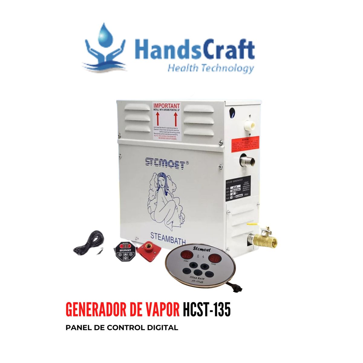 GENERICO - Generador de Vapor para sauna Eléctrico  6kw