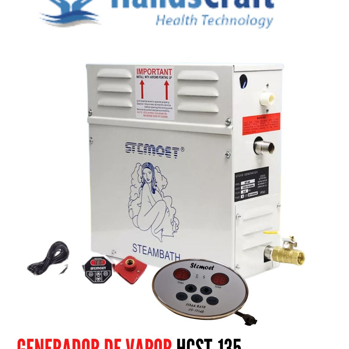 GENERICO - Generador de Vapor para sauna Eléctrico 12KW