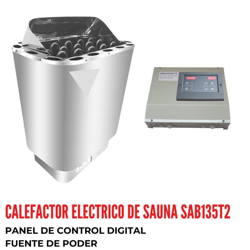 GENERICO - Calefactor para Sauna Eléctrico 6KW