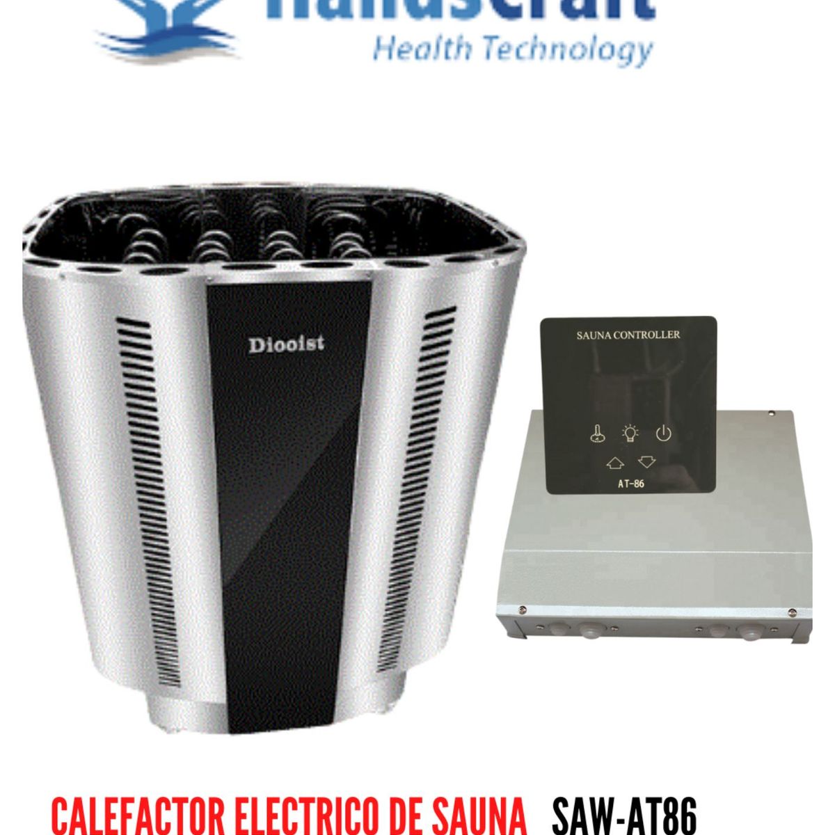 GENERICO - Calefactor para Sauna Eléctrico 12 KW