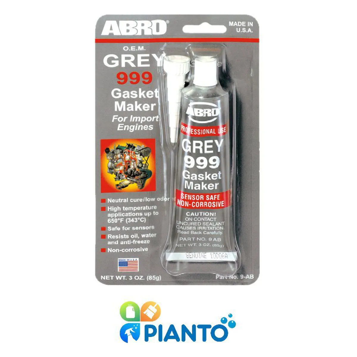 ABRO - Silicona abro grey 999