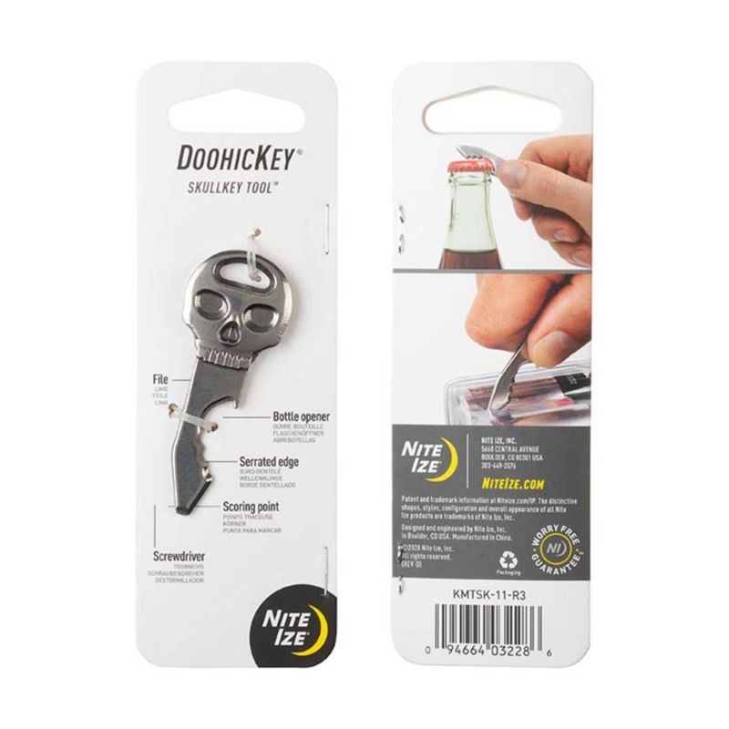 Porte-clé décapsuleur multifonctions SkullKey Nite Ize