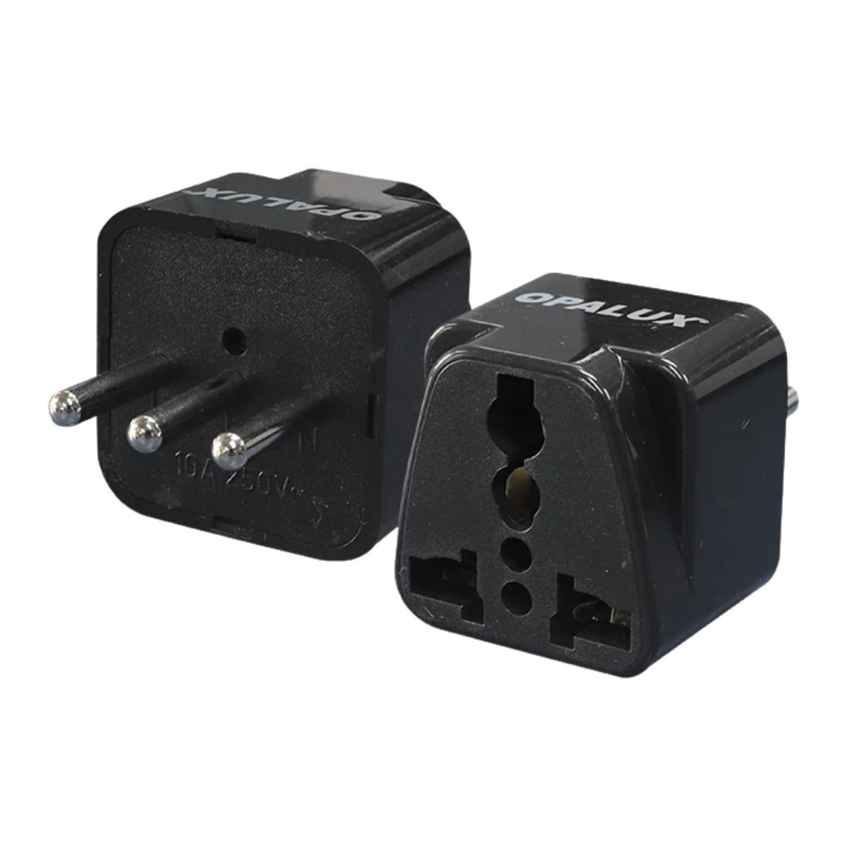 OPALUX - Adaptador Enchufe Multiple Redondo 3 En Linea Op603-l Opalux