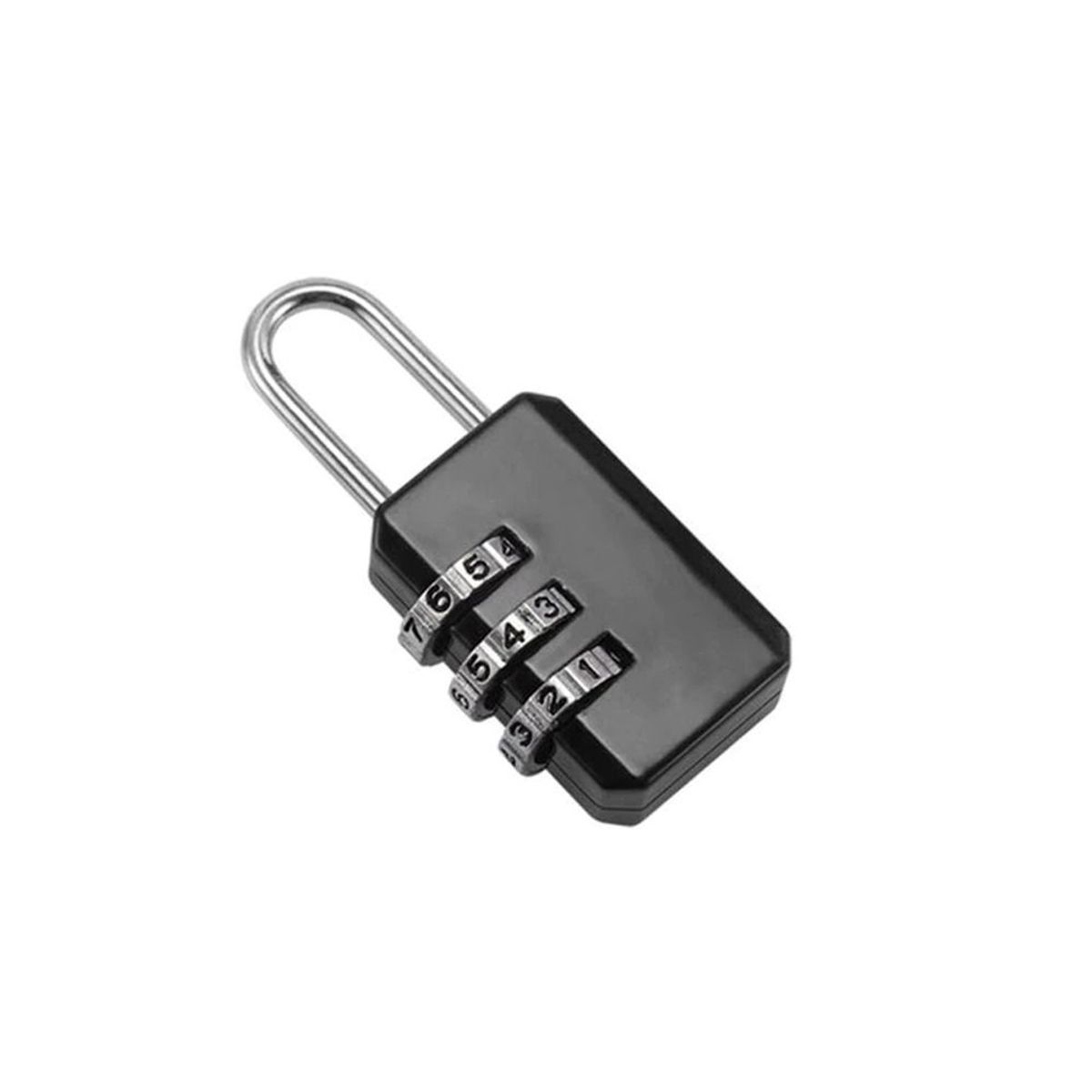 GENERICO - Candado Seguridad Mochilas Casillero Maleta Viaje 3 Dígitos