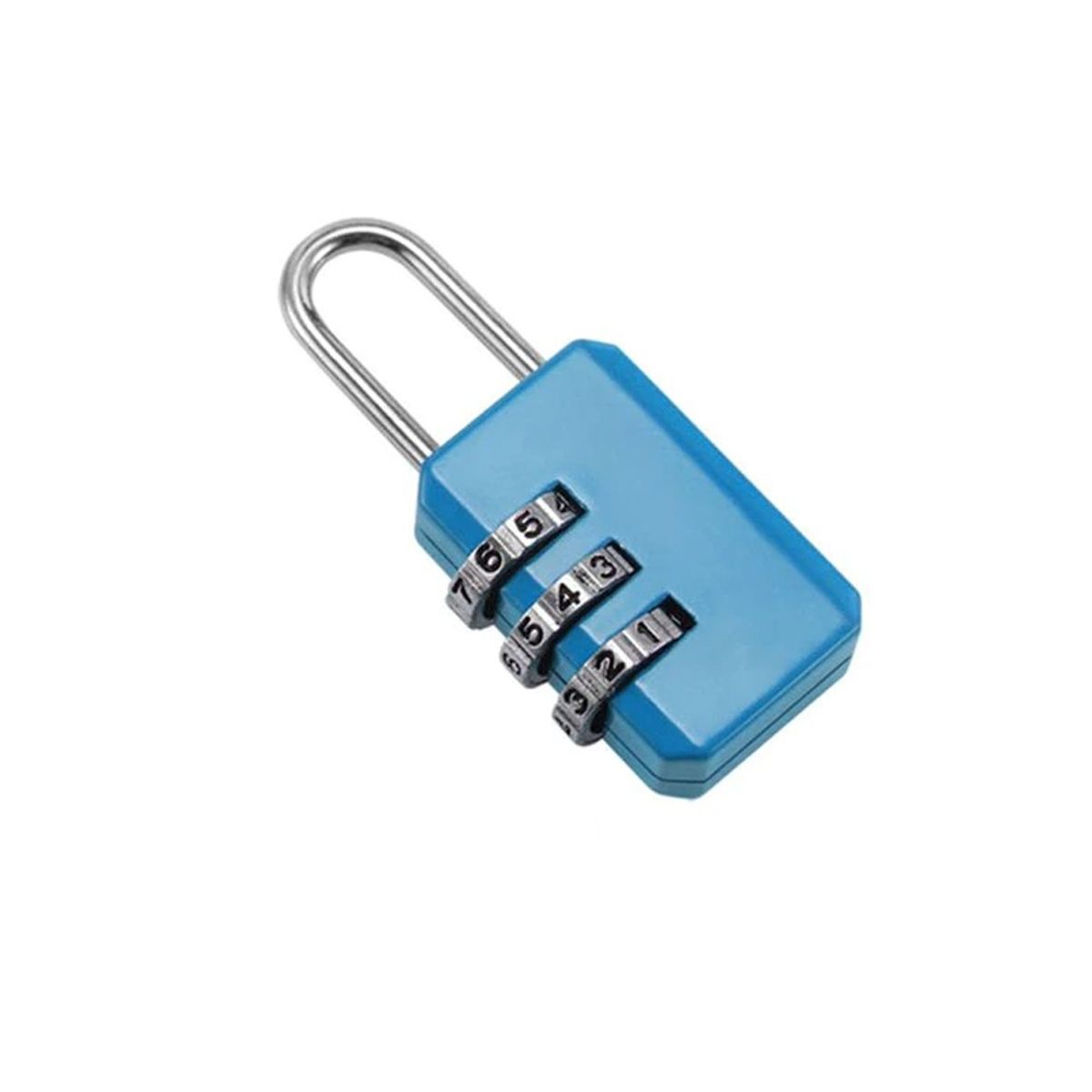 GENERICO - Candado Seguridad Mochilas Casillero Maleta Viaje 3 Dígitos