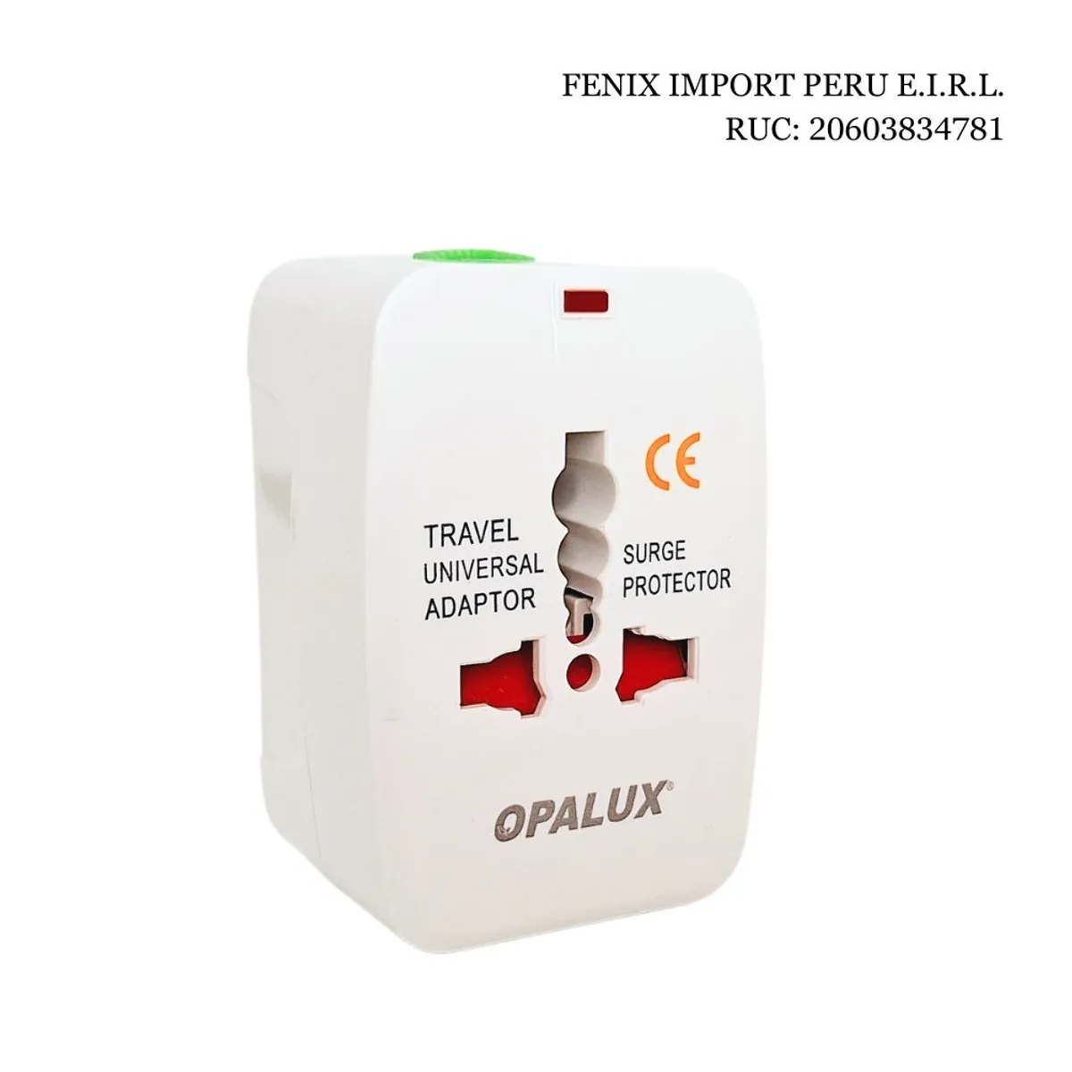 GENERICO - Adaptador Internacional Enchufe Universal Viajero 110v 220v