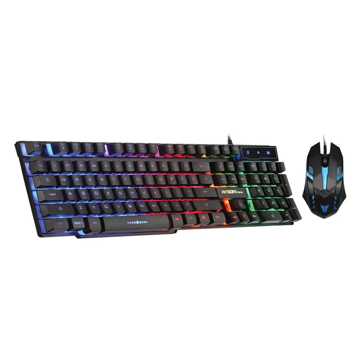 ARGOMTECH - KIT TECLADO  MOUSE ARGOMTECH COMBAT KB51 ARG-KB-2051BK