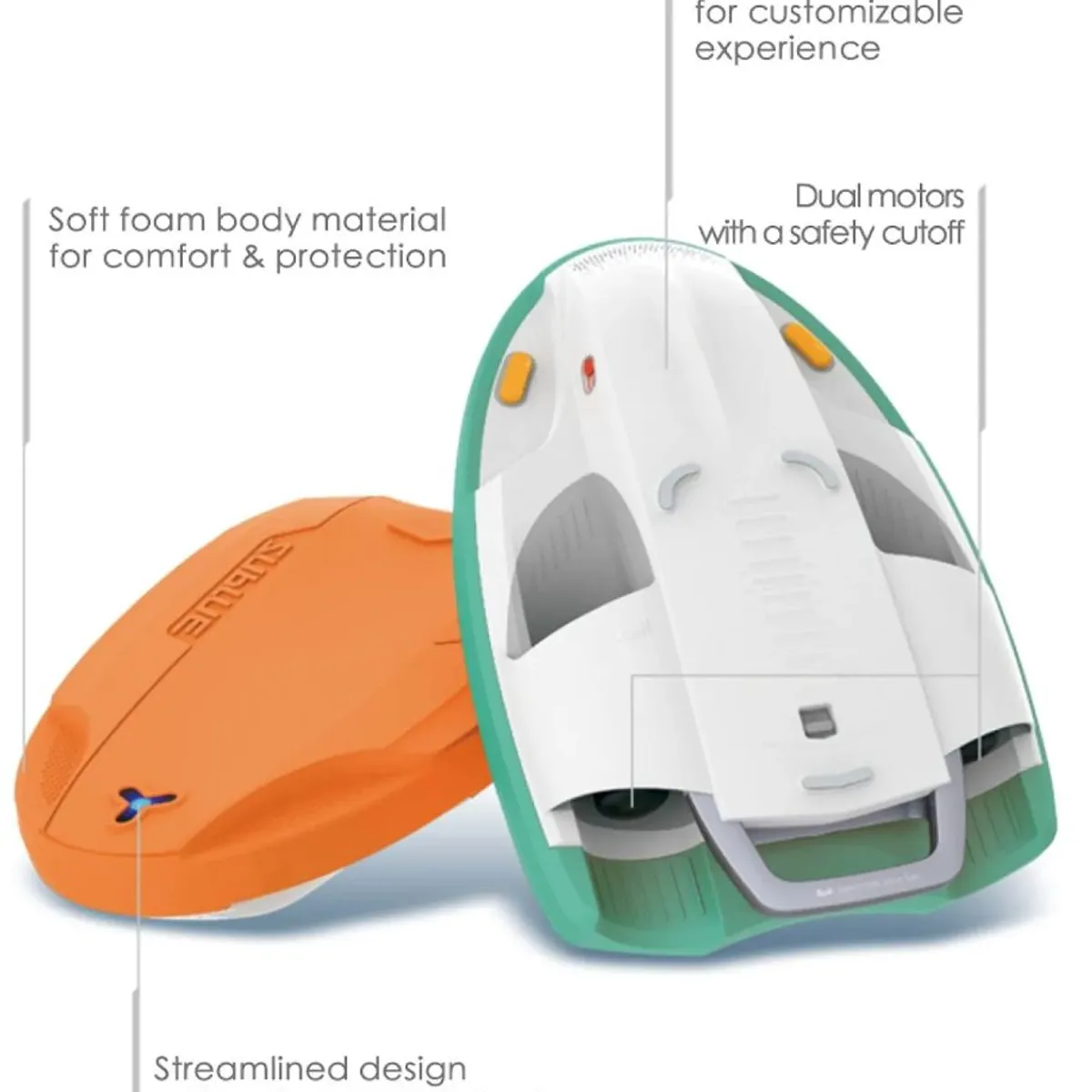 GENERICO - Sublue swii patineta de natación eléctrica inteligente