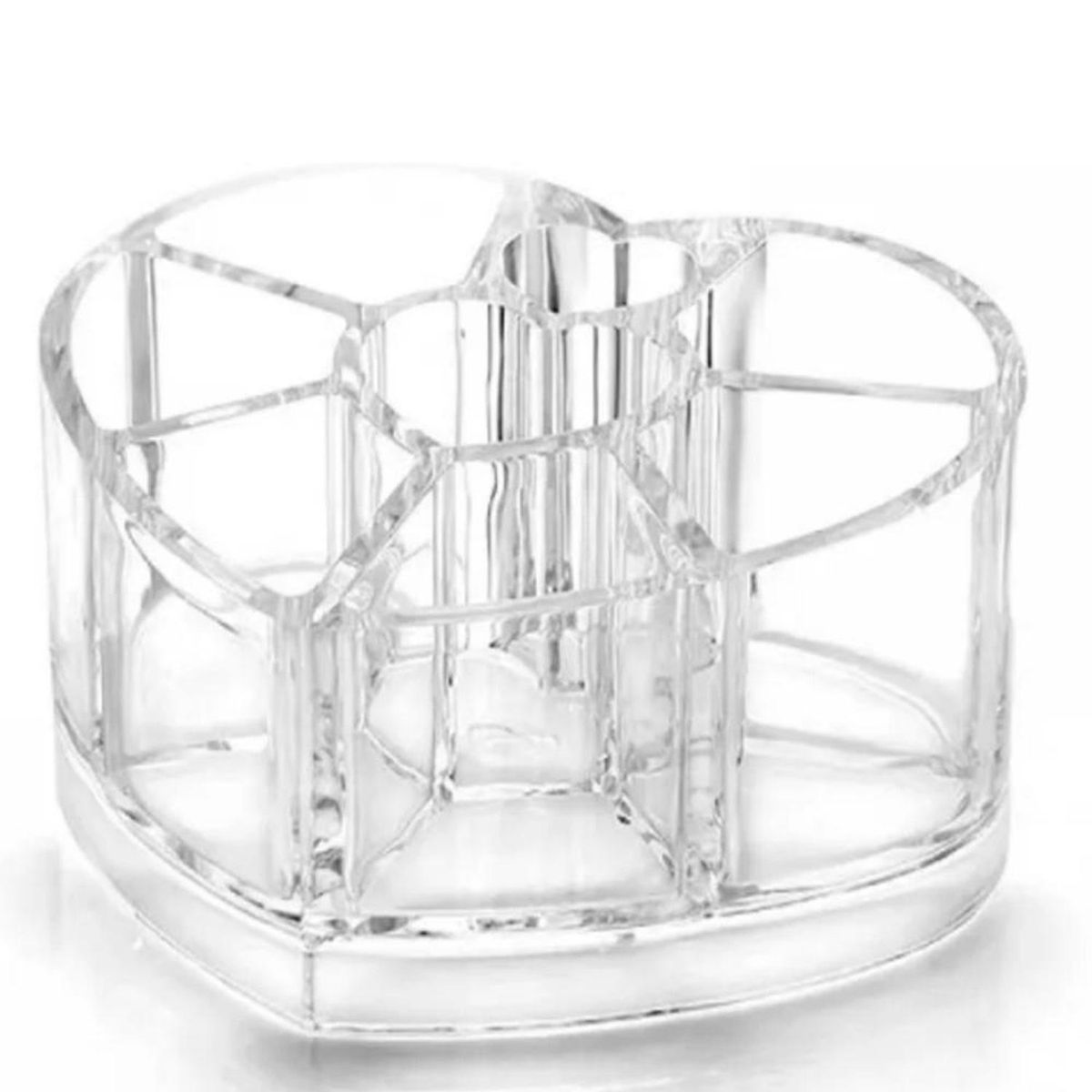 MINARI - Organizador de Maquillaje Acrílico De Corazón 101A