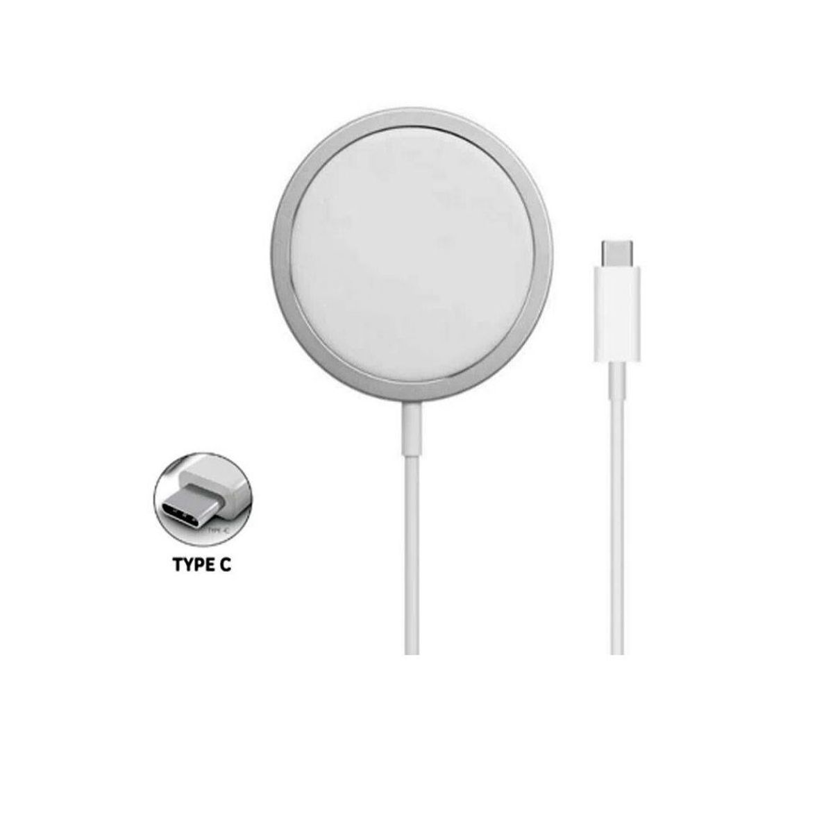 GENERICO - Cargador iPhone MagSafe Charger Tipo C Ge