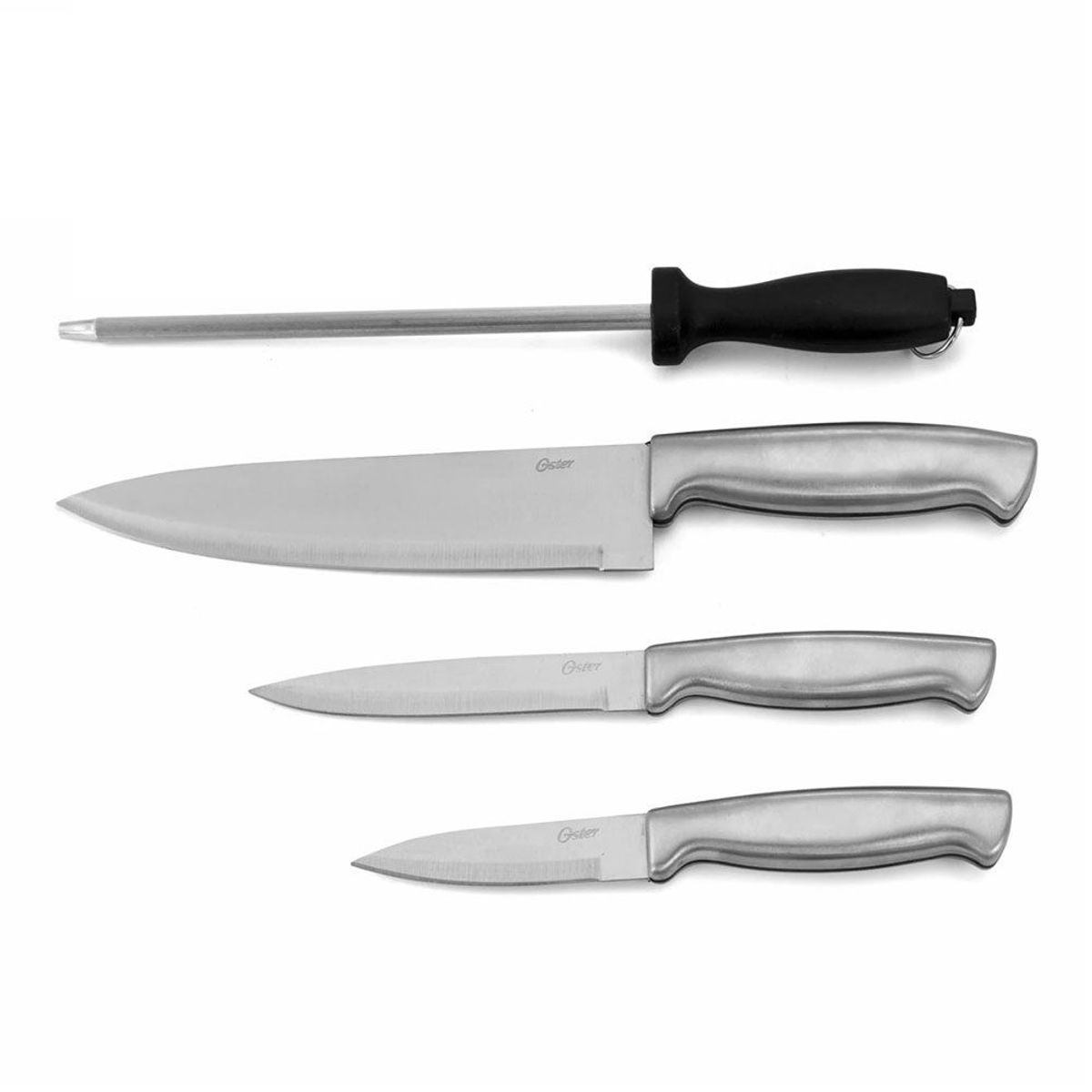 OSTER - Juego de Cuchillos 4Pzs BALDWYN Acero Inoxidable Oster 9160504 Acero