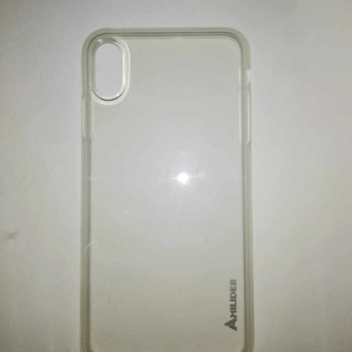 GENERICO - Cover Transparente silicona iPhone XS Max.