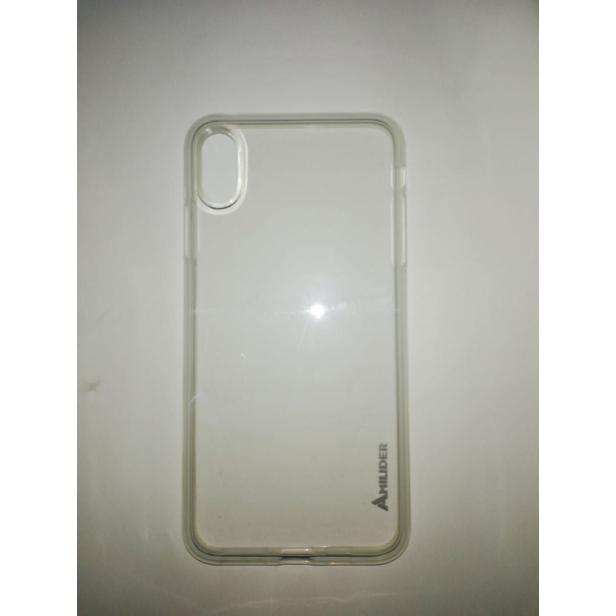 GENERICO - Cover Transparente silicona iPhone XS Max.