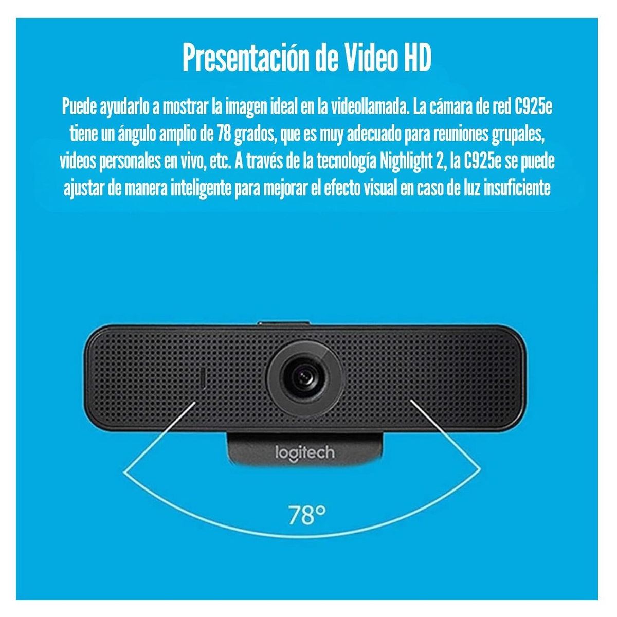 LOGITECH - Logitech - Cámara Web C925E Full Hd 1080p Business