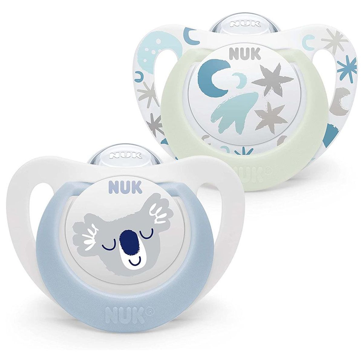 NUK - Nuk Chupón Star Día y Noche 0-6 meses Niño