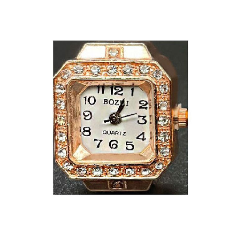 GENERICO - Reloj de Anillo aleación Dorado Rosa BOZHI