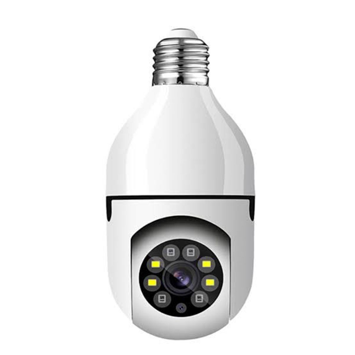 GENERICO - Camara IP de Seguridad WiFi Foco Bombillo Espia Control desde Celular