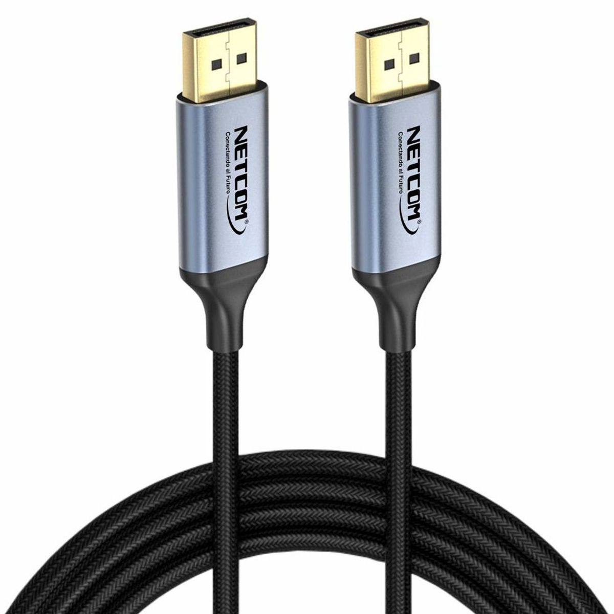 NETCOM - Cable Displayport a Displayport Netcom Pvc Macho 5 Metros 4k DP a DP