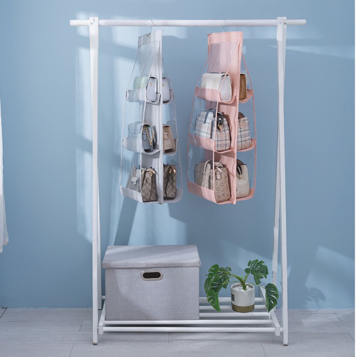 AURELA - Pack de 2 Organizadores de Carteras de 6 Compartimientos