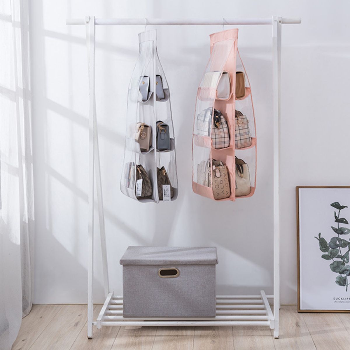 AURELA - Pack de 2 Organizadores de Carteras de 6 Compartimientos