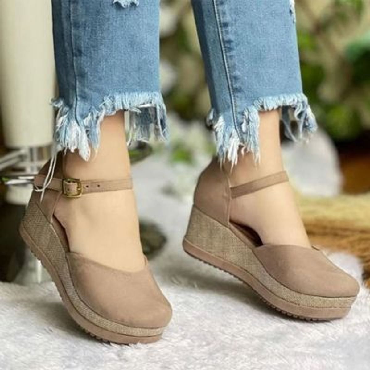 GENERICO - 13995C-50 Sandalia Mujer Evans Galiano Color Beige