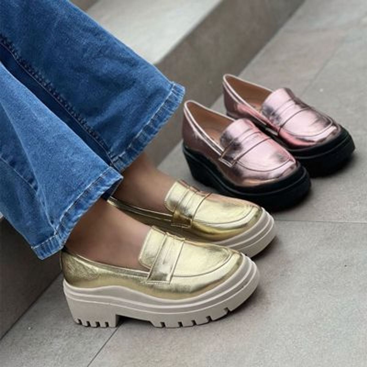 GENERICO - 13835C-70 Mocasin Mujer Corona Estelar Negro