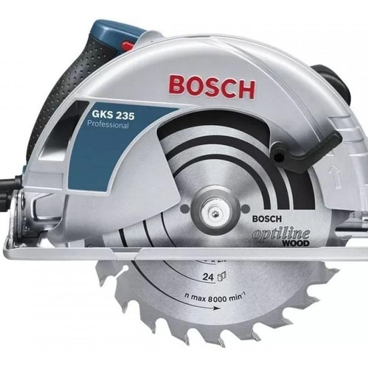 BOSCH - Sierra Circular 9 1/4" (235 mm) 2200W Corte en 90° 85mm Bosch GKS 235