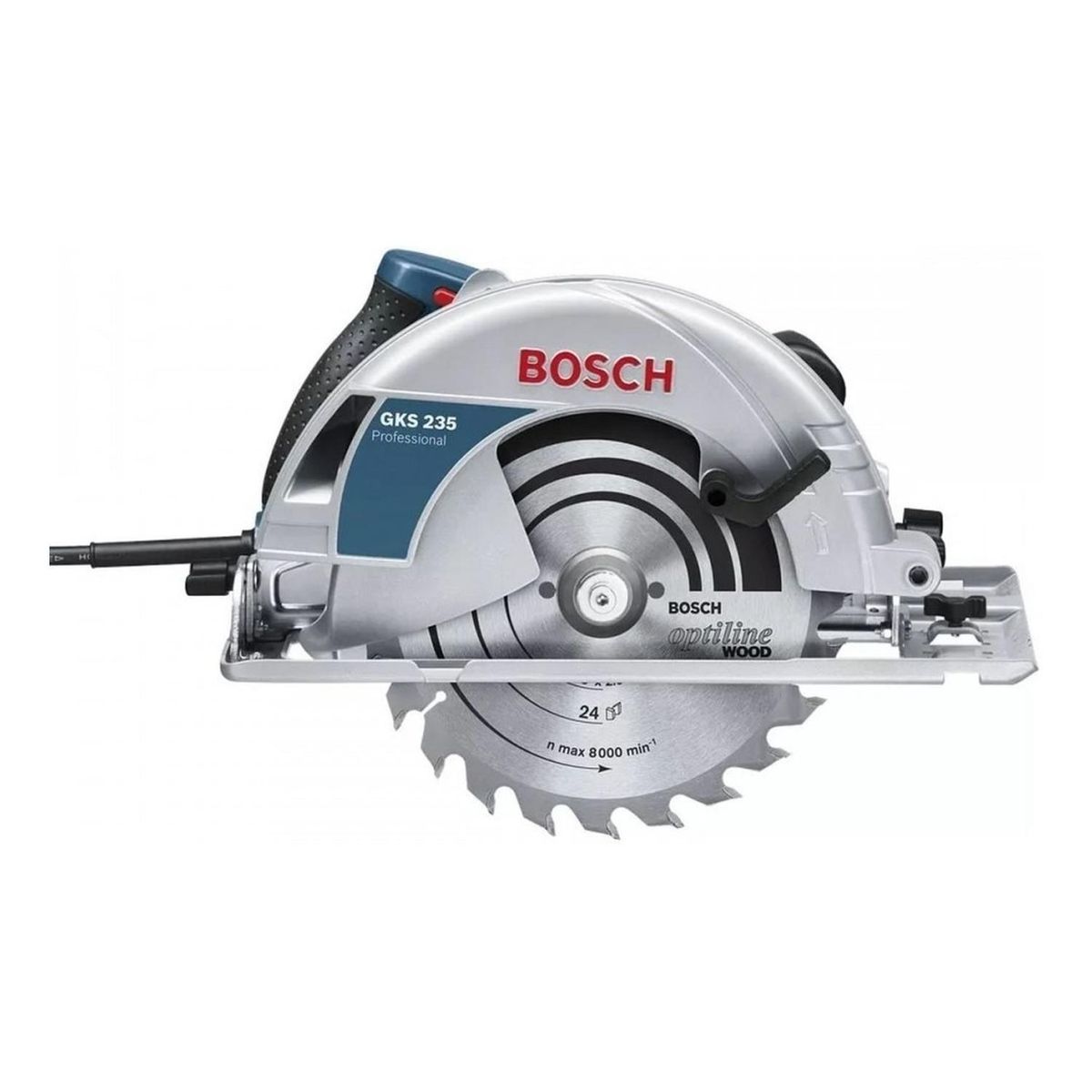 BOSCH - Sierra Circular 9 1/4" (235 mm) 2200W Corte en 90° 85mm Bosch GKS 235