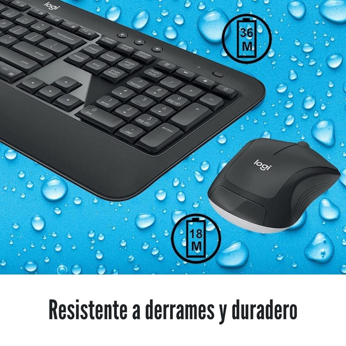 LOGITECH - Logitech - Kit Wireless MK540 Advanced Receptor Unifying
