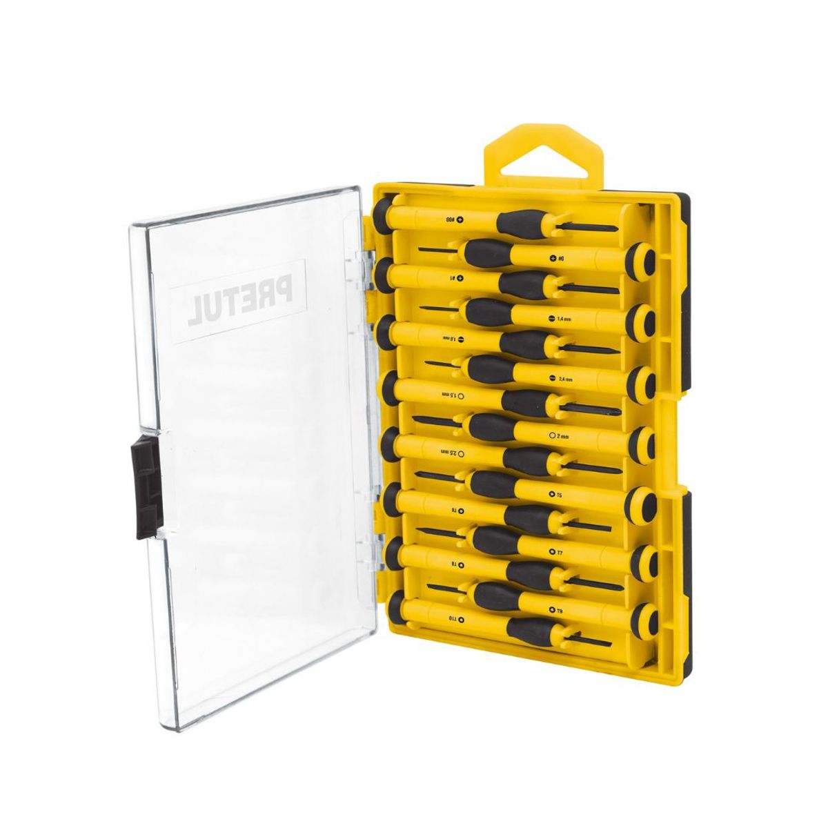 PRETUL - Juego De Desarmadores De Precisión 15 Pzs Pretul