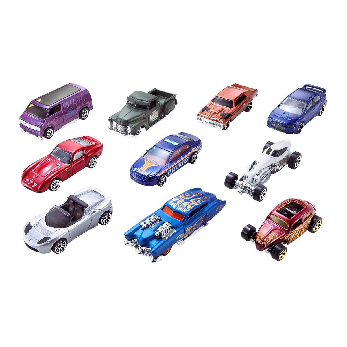 HOT WHEELS - Set de 10 Autos 10 Pack