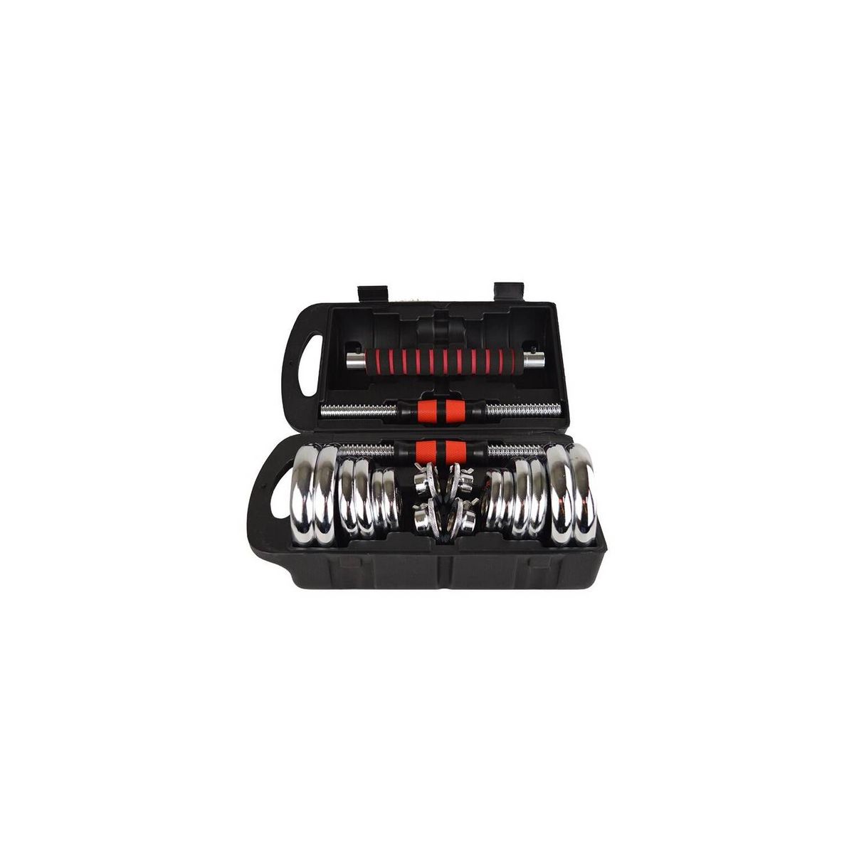 BODY FLEX - Set de pesas 20kg  mancuernas adaptador