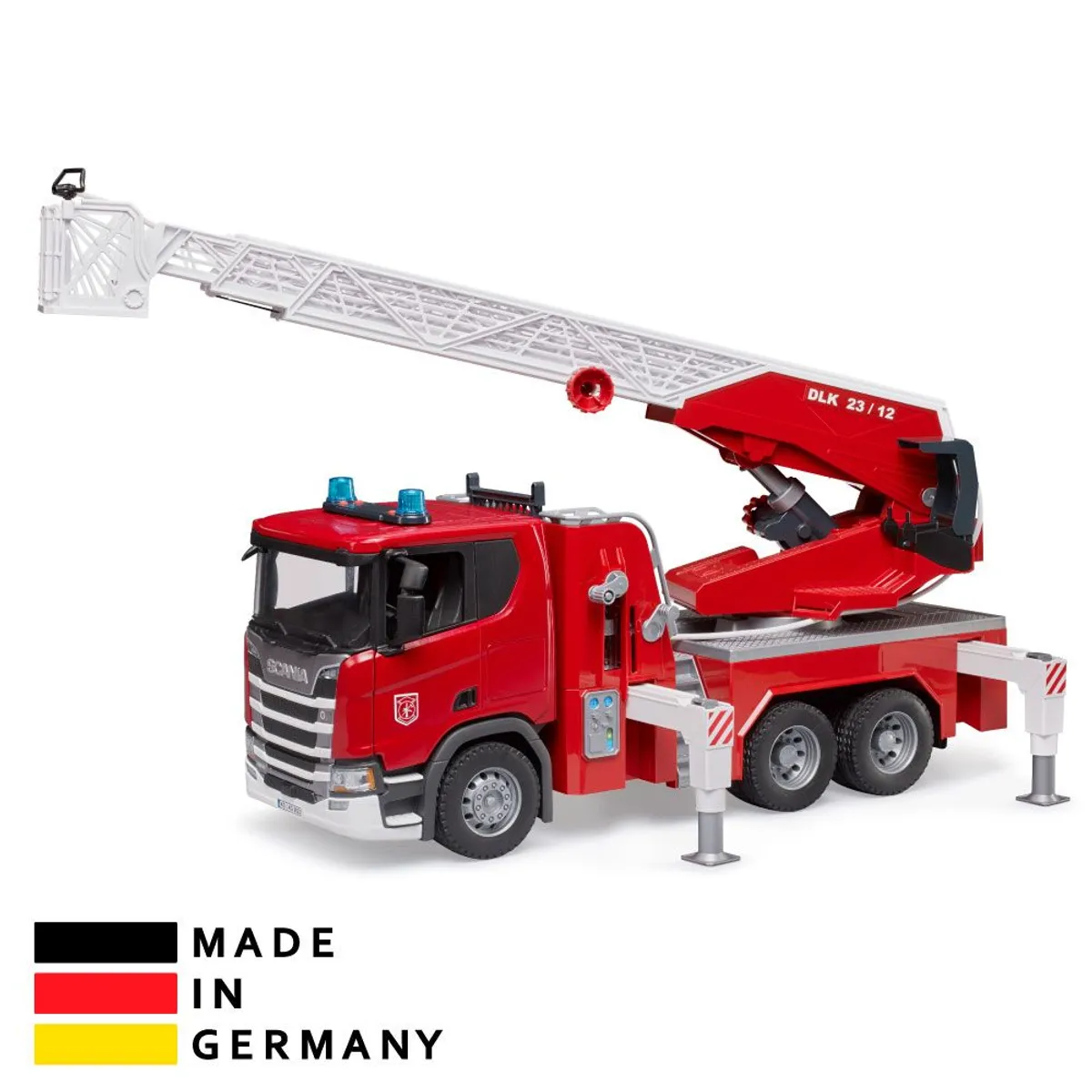 BRUDER - Juguete Camión Grande de Bombero con Escalera Bruder 3591