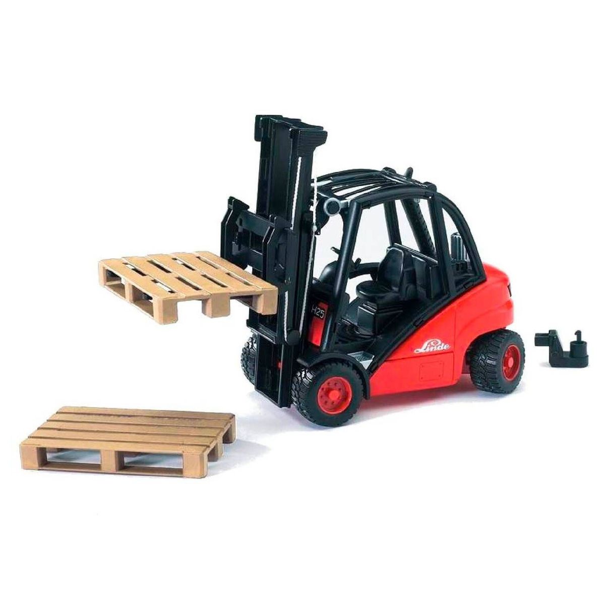 BRUDER - Juguete de Montacarga Pato Elevadora Linde Bruder 02511