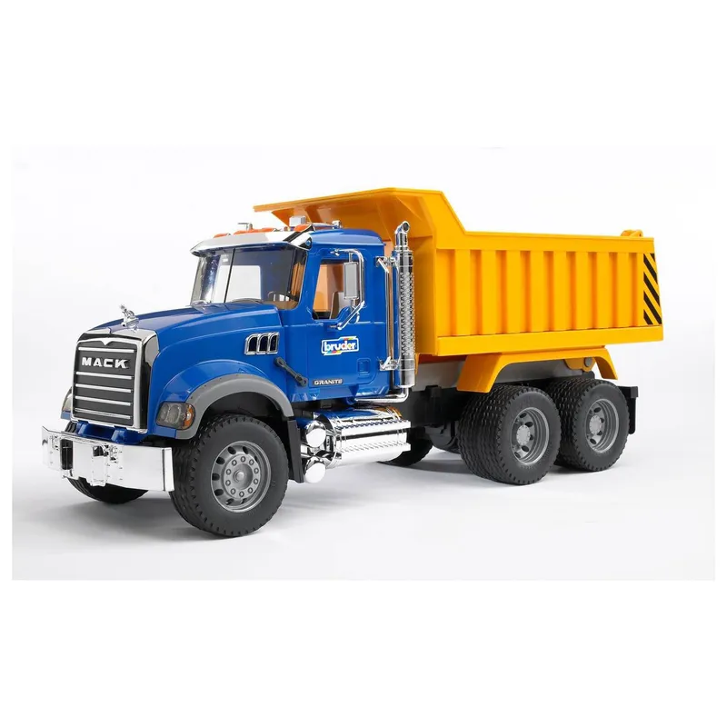 BRUDER - Juguete de Camión Volquete Trailer Mack Bruder 02815 Alemán