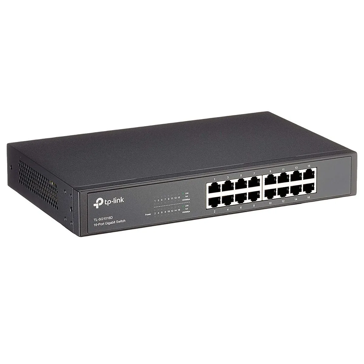 TP LINK - TP-Link - Switch TL-SG1016D Rackmount 16 Puertos Gigabit