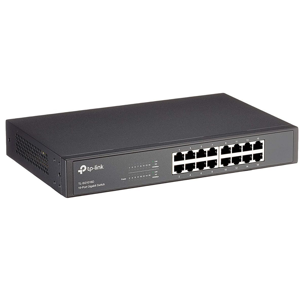 TP LINK - TP-Link - Switch TL-SG1016D Rackmount 16 Puertos Gigabit