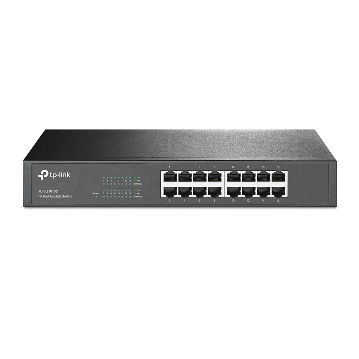 TP LINK - TP-Link - Switch TL-SG1016D Rackmount 16 Puertos Gigabit
