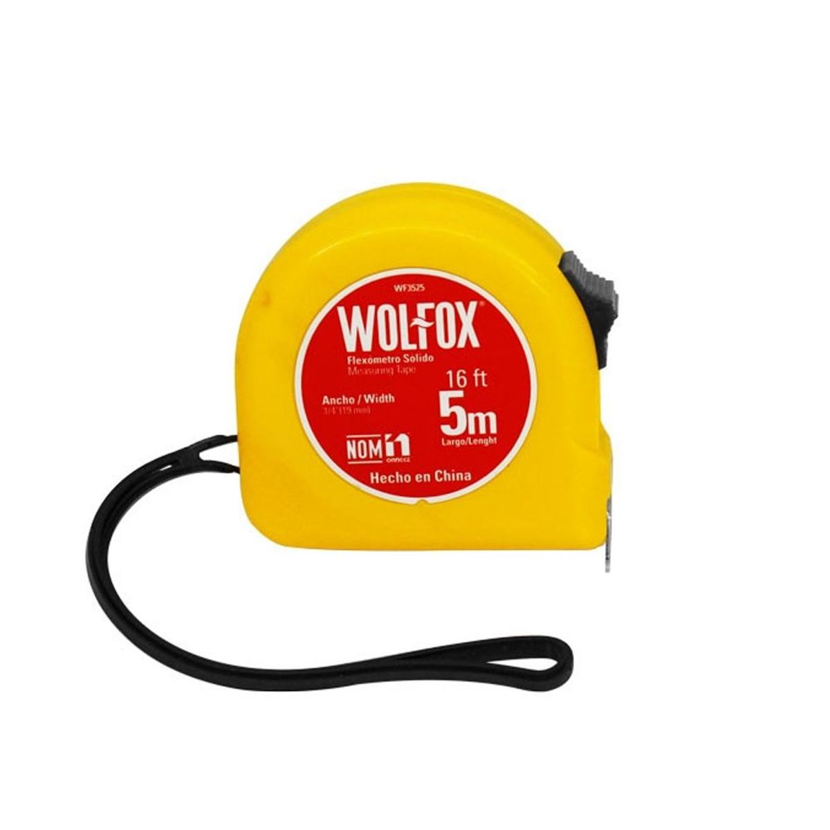 WOLFOX - Wincha 5 m x 19 mm Colores Surtidos Wolfox WF3525